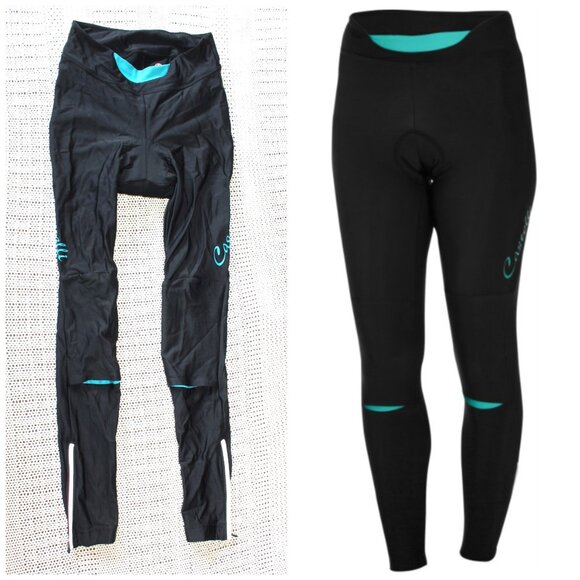 Castelli Chic Form-Fitting Cycling Tight Women's Black padded legging XL outdoor - Picture 1 of 12